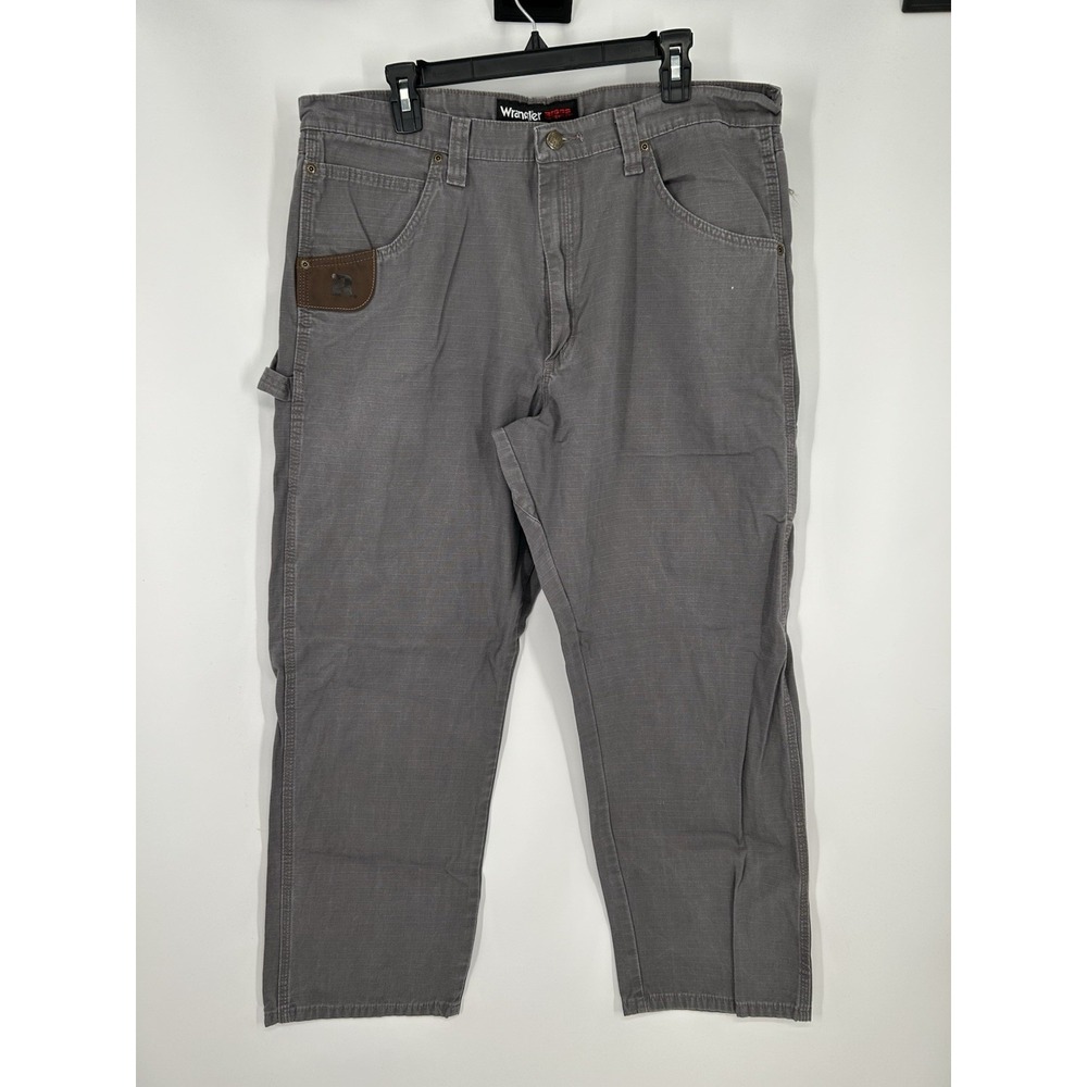 Wrangler Riggs Workwear Ripstop Cargo Pants Chino Utility Carpenter Size 38x30